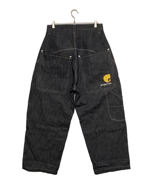 PROJECT G/R（プロジェクト ジーアール）PROJECT G/R (プロジェクト ジーアール) RETRO BAGGY DENIM PANTS インディゴ サイズ:2の古着・服飾アイテム