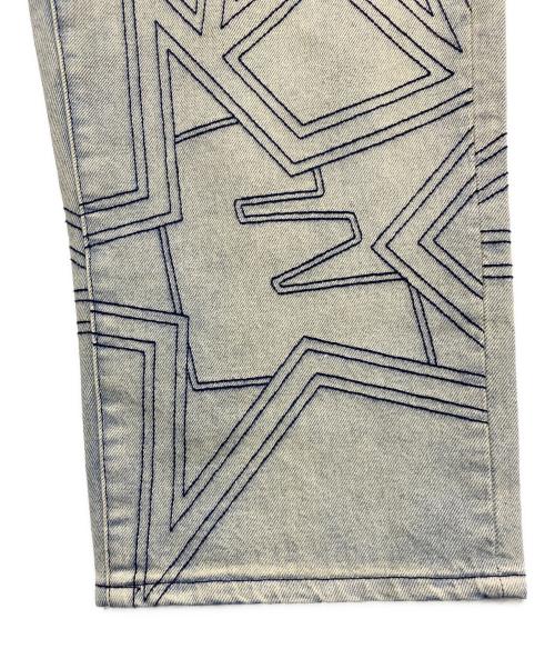 SUPREME（シュプリーム）SUPREME (シュプリーム) Stars Topstitch Baggy Jean インディゴ サイズ:34の古着・服飾アイテム