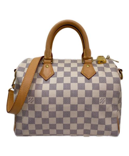 LOUIS VUITTON（ルイ ヴィトン）LOUIS VUITTON (ルイ ヴィトン) スピーディ・バンドリエール 25 ホワイト×グレー サイズ:25の古着・服飾アイテム