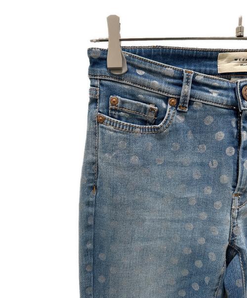 Max Mara WEEK END LINE（マックスマーラ ウイークエンドライン）Max Mara WEEK END LINE (マックスマーラ ウイークエンドライン) スキニーデニムパンツ スカイブルー サイズ:38の古着・服飾アイテム