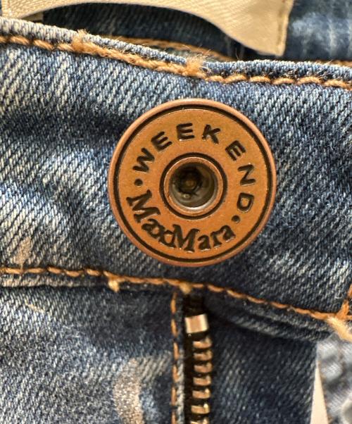 Max Mara WEEK END LINE（マックスマーラ ウイークエンドライン）Max Mara WEEK END LINE (マックスマーラ ウイークエンドライン) スキニーデニムパンツ スカイブルー サイズ:38の古着・服飾アイテム