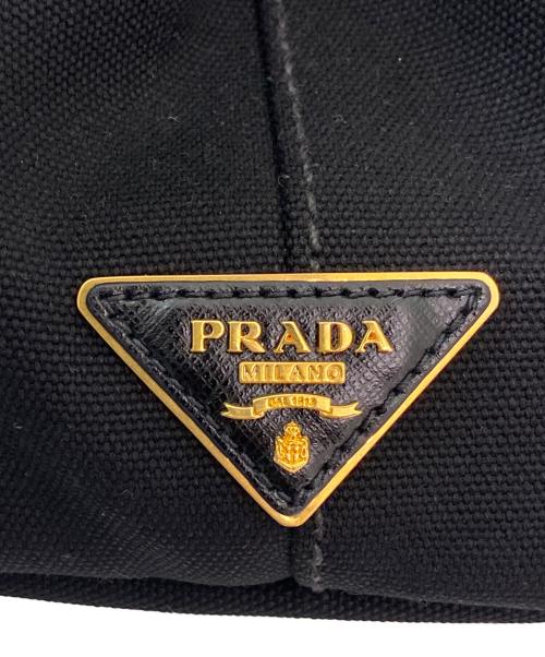 PRADA（プラダ）PRADA (プラダ) カナパハンドバッグ ブラックの古着・服飾アイテム