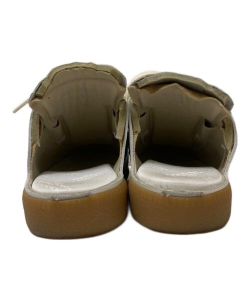 Martin Margiela22（マルタン・マルジェラ22）Martin Margiela22 (マルタン・マルジェラ22) ジャーマントレーナーミュールスニーカー ホワイト×グレー サイズ:35の古着・服飾アイテム