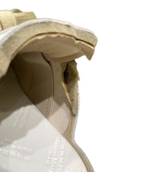 Martin Margiela22（マルタン・マルジェラ22）Martin Margiela22 (マルタン・マルジェラ22) ジャーマントレーナーミュールスニーカー ホワイト×グレー サイズ:35の古着・服飾アイテム