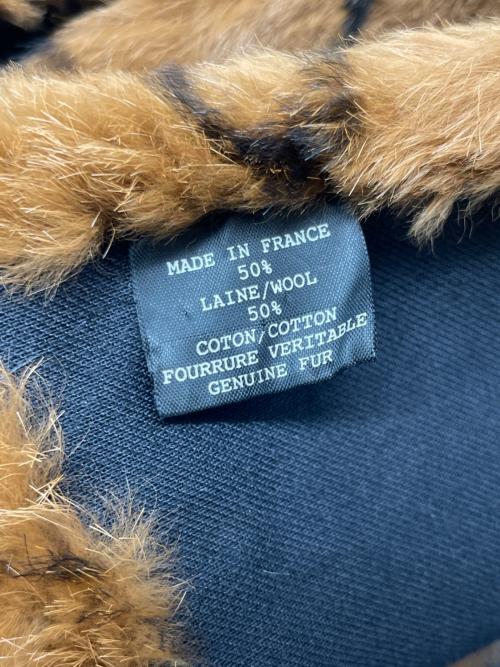 CHANEL（シャネル）CHANEL (シャネル) ファー マフラー ブラウン×ブラックの古着・服飾アイテム