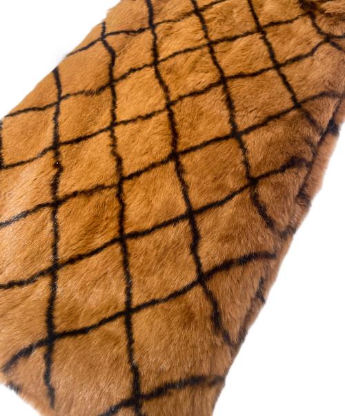 CHANEL（シャネル）CHANEL (シャネル) ファー マフラー ブラウン×ブラックの古着・服飾アイテム