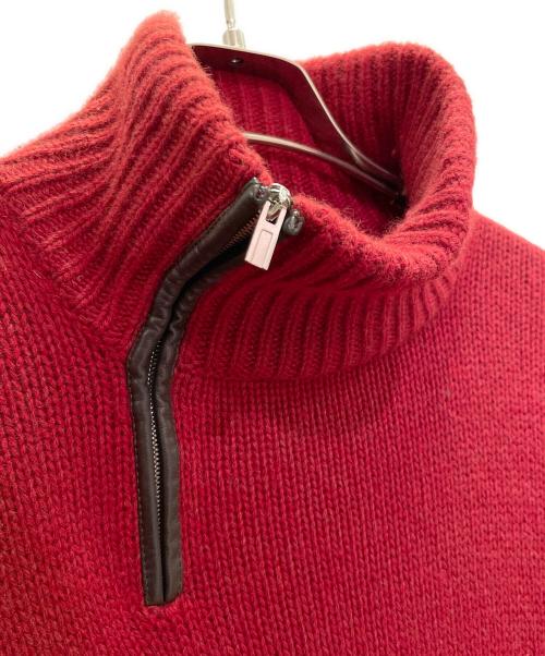 HERMES（エルメス）HERMES (エルメス) ハイネックカシミヤニット レッド サイズ:XSの古着・服飾アイテム