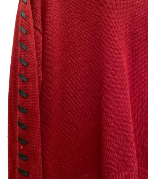 HERMES（エルメス）HERMES (エルメス) ハイネックカシミヤニット レッド サイズ:XSの古着・服飾アイテム
