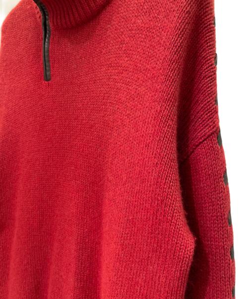 HERMES（エルメス）HERMES (エルメス) ハイネックカシミヤニット レッド サイズ:XSの古着・服飾アイテム