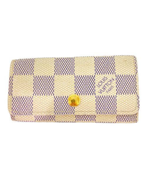 LOUIS VUITTON（ルイ ヴィトン）LOUIS VUITTON (ルイ ヴィトン) ミュルティクレ4/キーケース ホワイトの古着・服飾アイテム