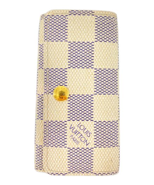 LOUIS VUITTON（ルイ ヴィトン）LOUIS VUITTON (ルイ ヴィトン) ミュルティクレ4/キーケース ホワイトの古着・服飾アイテム