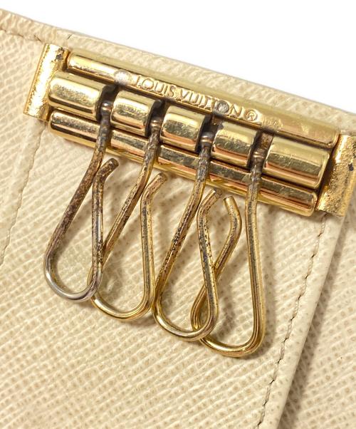 LOUIS VUITTON（ルイ ヴィトン）LOUIS VUITTON (ルイ ヴィトン) ミュルティクレ4/キーケース ホワイトの古着・服飾アイテム