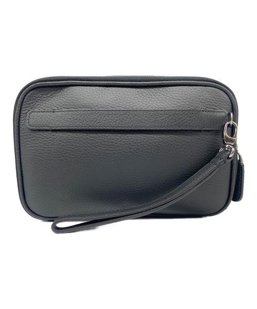 GIORGIO ARMANI（ジョルジョアルマーニ）GIORGIO ARMANI (ジョルジョアルマーニ) ヴィッテロボッタラート セカンドバッグ ブラックの古着・服飾アイテム