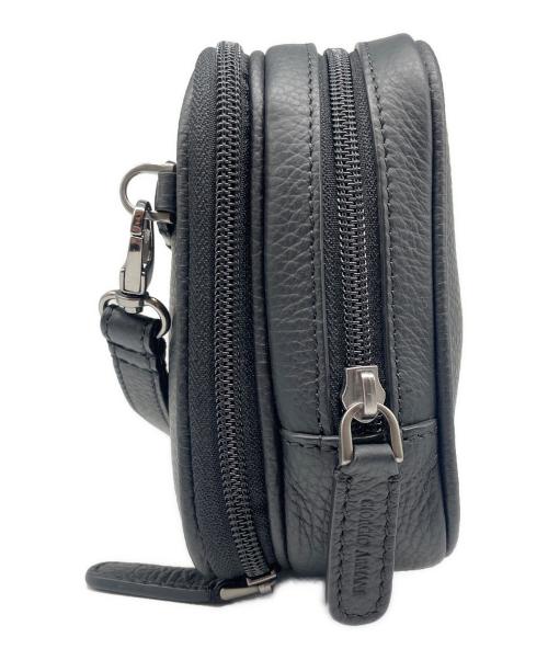 GIORGIO ARMANI（ジョルジョアルマーニ）GIORGIO ARMANI (ジョルジョアルマーニ) ヴィッテロボッタラート セカンドバッグ ブラックの古着・服飾アイテム