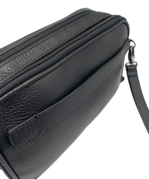 GIORGIO ARMANI（ジョルジョアルマーニ）GIORGIO ARMANI (ジョルジョアルマーニ) ヴィッテロボッタラート セカンドバッグ ブラックの古着・服飾アイテム