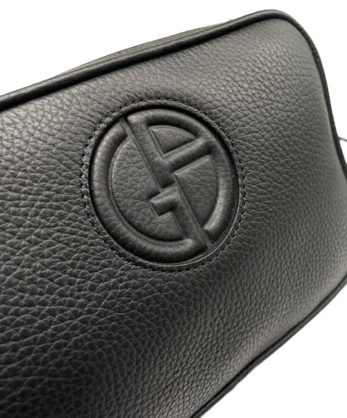 GIORGIO ARMANI（ジョルジョアルマーニ）GIORGIO ARMANI (ジョルジョアルマーニ) ヴィッテロボッタラート セカンドバッグ ブラックの古着・服飾アイテム