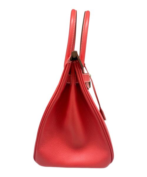 HERMES（エルメス）HERMES (エルメス) バーキン 30/キャンディバーキン/□P刻印:2012年製/ヴォーエプソン/ルージュカザック/シャンパンゴールド金具 ルージュカザック サイズ:30の古着・服飾アイテム