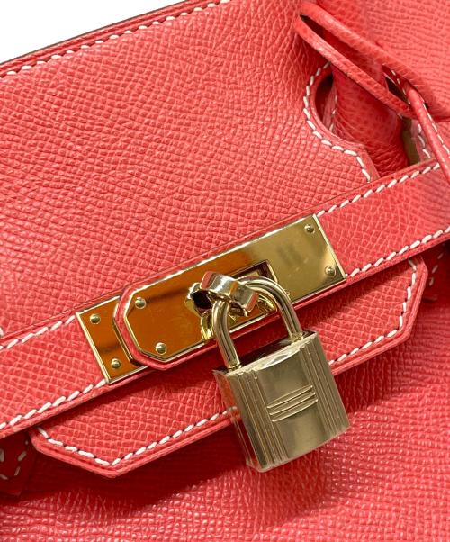 HERMES（エルメス）HERMES (エルメス) バーキン 30/キャンディバーキン/□P刻印:2012年製/ヴォーエプソン/ルージュカザック/シャンパンゴールド金具 ルージュカザック サイズ:30の古着・服飾アイテム
