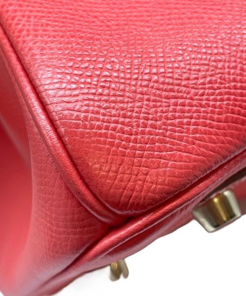 HERMES（エルメス）HERMES (エルメス) バーキン 30/キャンディバーキン/□P刻印:2012年製/ヴォーエプソン/ルージュカザック/シャンパンゴールド金具 ルージュカザック サイズ:30の古着・服飾アイテム