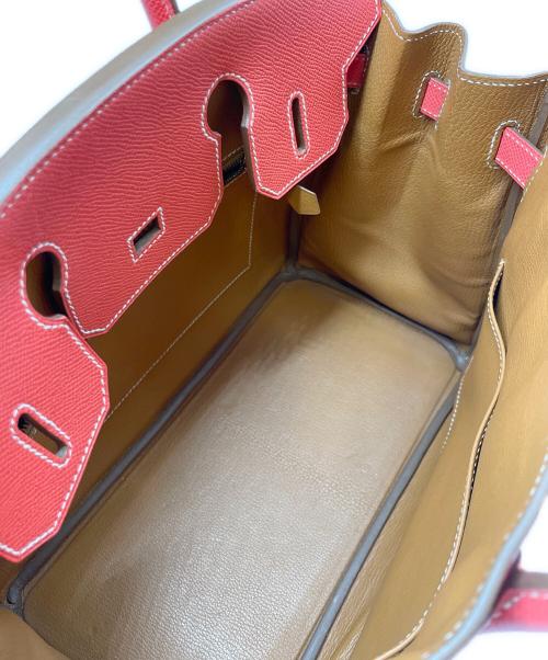 HERMES（エルメス）HERMES (エルメス) バーキン 30/キャンディバーキン/□P刻印:2012年製/ヴォーエプソン/ルージュカザック/シャンパンゴールド金具 ルージュカザック サイズ:30の古着・服飾アイテム
