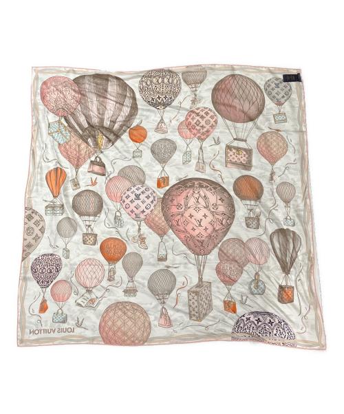 LOUIS VUITTON（ルイ ヴィトン）LOUIS VUITTON (ルイ ヴィトン) カレ90・アップ アンド アウェイ ピンク系 サイズ:90cmの古着・服飾アイテム