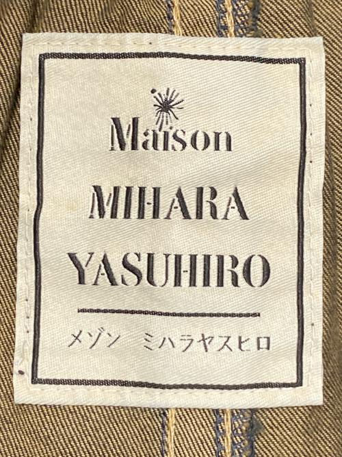 MIHARA YASUHIRO（ミハラヤスヒロ）MIHARA YASUHIRO (ミハラヤスヒロ) Sticker Prints Denim Baker Pants インディゴ サイズ:48の古着・服飾アイテム