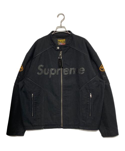 SUPREME（シュプリーム）SUPREME (シュプリーム) VANSON (バンソン) Cordura Cotton Jacket ブラック サイズ:XLの古着・服飾アイテム
