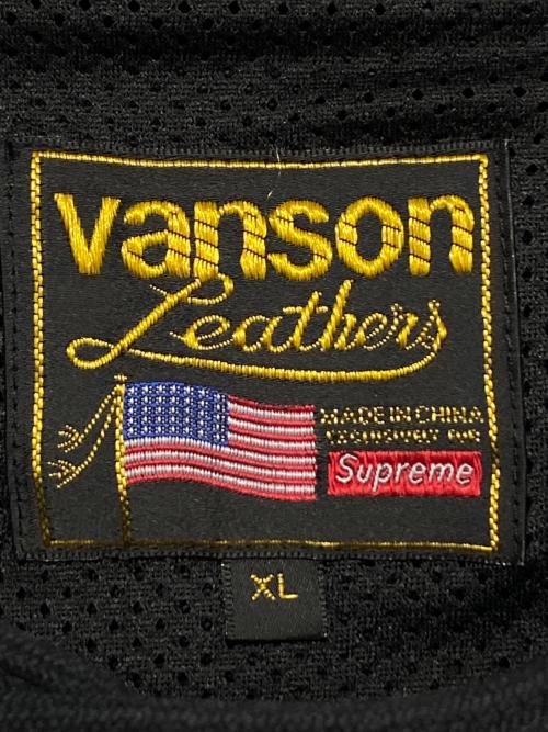 SUPREME（シュプリーム）SUPREME (シュプリーム) VANSON (バンソン) Cordura Cotton Jacket ブラック サイズ:XLの古着・服飾アイテム