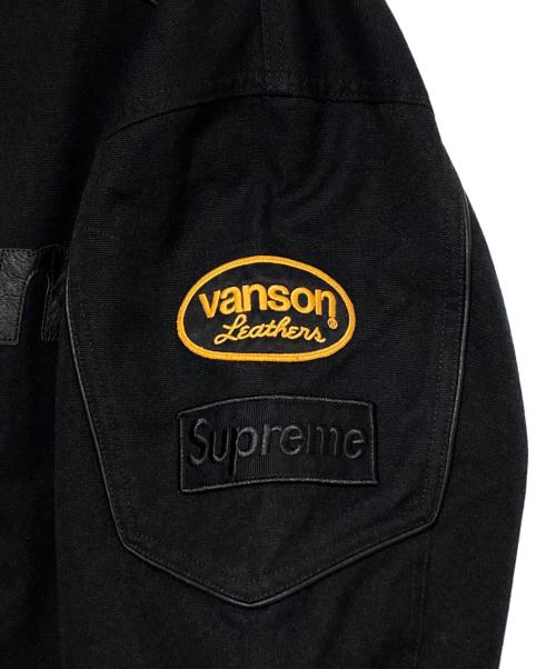 SUPREME（シュプリーム）SUPREME (シュプリーム) VANSON (バンソン) Cordura Cotton Jacket ブラック サイズ:XLの古着・服飾アイテム