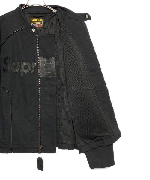 SUPREME（シュプリーム）SUPREME (シュプリーム) VANSON (バンソン) Cordura Cotton Jacket ブラック サイズ:XLの古着・服飾アイテム