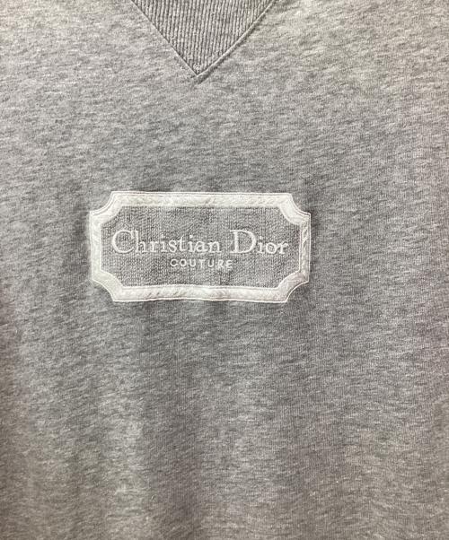 Dior（ディオール）Dior (ディオール) ロゴ刺繍Tシャツ グレー サイズ:Mの古着・服飾アイテム