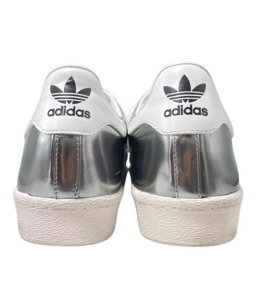 PRADA（プラダ）PRADA (プラダ) adidas (アディダス) SUPERSTAR ホワイト×シルバー サイズ:US9の古着・服飾アイテム