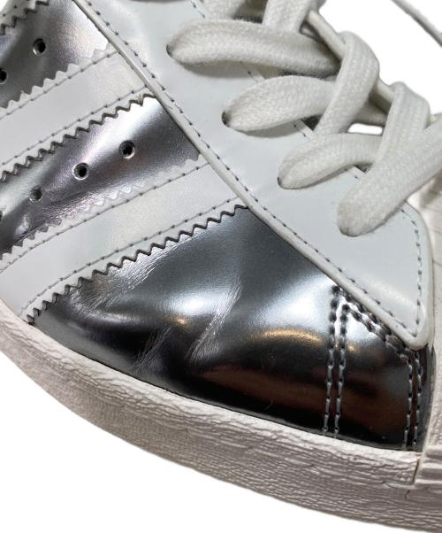 PRADA（プラダ）PRADA (プラダ) adidas (アディダス) SUPERSTAR ホワイト×シルバー サイズ:US9の古着・服飾アイテム
