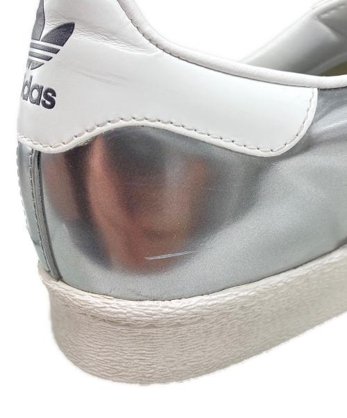 PRADA（プラダ）PRADA (プラダ) adidas (アディダス) SUPERSTAR ホワイト×シルバー サイズ:US9の古着・服飾アイテム