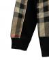 中古・古着 BURBERRY (バーバリー) クルーネック ノバチェック スウェット ブラック サイズ:140cm：10000円