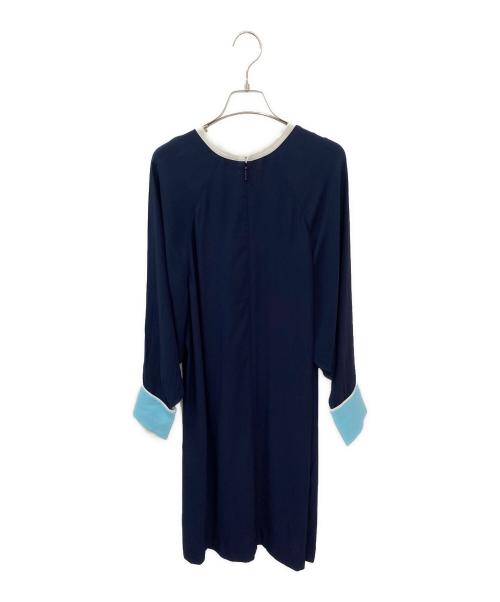 FENDI（フェンディ）FENDI (フェンディ) バイカラーワンピース ブラック サイズ:42の古着・服飾アイテム