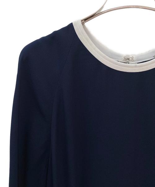 FENDI（フェンディ）FENDI (フェンディ) バイカラーワンピース ブラック サイズ:42の古着・服飾アイテム