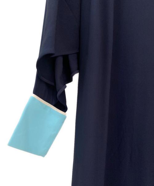 FENDI（フェンディ）FENDI (フェンディ) バイカラーワンピース ブラック サイズ:42の古着・服飾アイテム