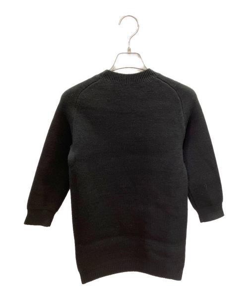 BURBERRY（バーバリー）BURBERRY (バーバリー) ノバチェック ニット ワンピース ブラック×ベージュ サイズ:128の古着・服飾アイテム