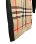 中古・古着 BURBERRY (バーバリー) ノバチェック ニット ワンピース ブラック×ベージュ サイズ:128：11000円