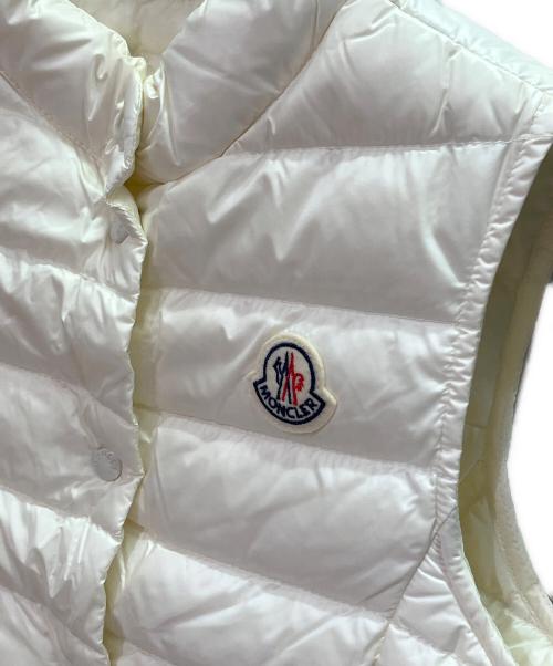 MONCLER（モンクレール）MONCLER (モンクレール) LIANE GILET/ライトダウン ホワイト サイズ:140cmの古着・服飾アイテム