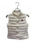 MONCLER（モンクレール）の古着「LIANE GILET/ライトダウン」｜ホワイト