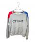 CELINE（セリーヌ）の古着「ロゴプリント ルーズスウェット」｜ライトグレー