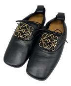 LOEWEロエベ）の古着「アナグラムソフトダービー」｜ブラック