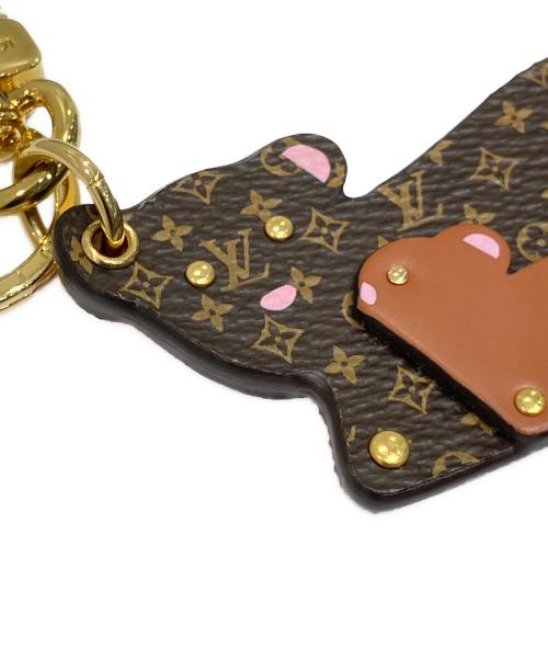 LOUIS VUITTON（ルイ ヴィトン）LOUIS VUITTON (ルイ ヴィトン) ポルトクレ マム&ベイビー ベアー キーホルダー ブラウンの古着・服飾アイテム