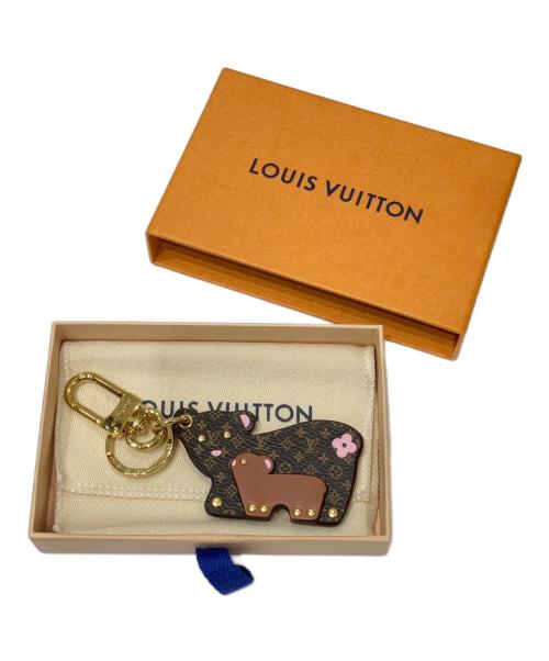 LOUIS VUITTON（ルイ ヴィトン）LOUIS VUITTON (ルイ ヴィトン) ポルトクレ マム&ベイビー ベアー キーホルダー ブラウンの古着・服飾アイテム