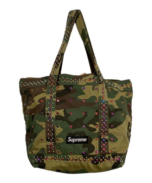 SUPREME（シュプリーム）SUPREME (シュプリーム) b.b.Simon (ビービーサイモン) Denim Tote Bag カーキ サイズ:-の古着・服飾アイテム
