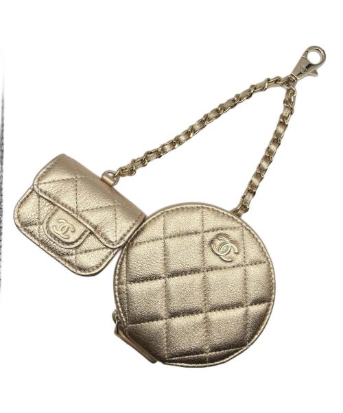 CHANEL（シャネル）CHANEL (シャネル) コインケース・Airpodsケース ゴールド 未使用品の古着・服飾アイテム