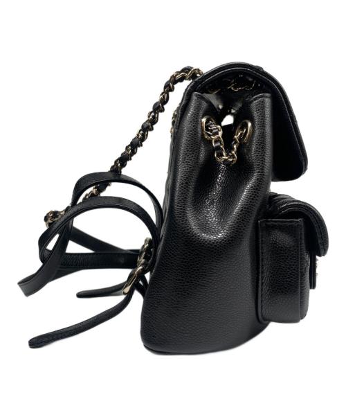 CHANEL（シャネル）CHANEL (シャネル) マトラッセ キャビアスキン チェーンリュック ブラックの古着・服飾アイテム