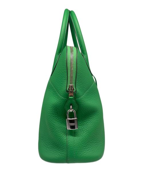 HERMES（エルメス）HERMES (エルメス) ボリード 31/シルバー金具/トリヨンクレマンス/グリーン/R刻印  グリーン(バンブー） サイズ:31の古着・服飾アイテム